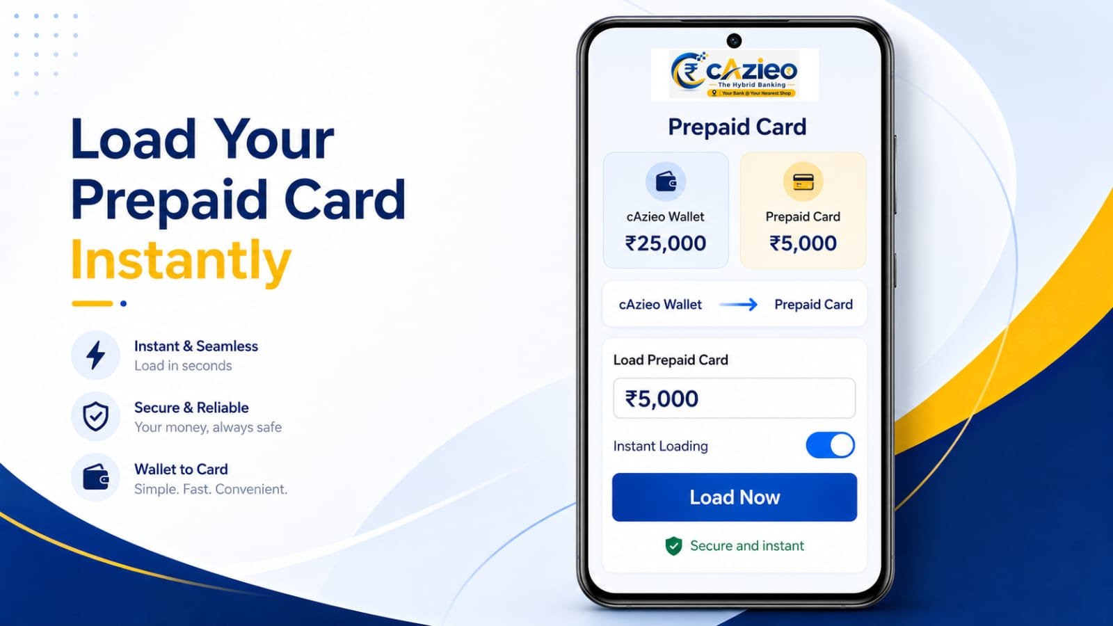 cAzieo Prepaid Wallet Experience